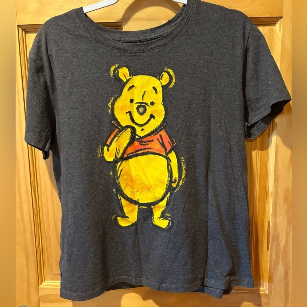 Disney Pooh Bear Sketch T Shirt Womenβs XL